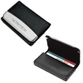 Leather & Metal Business Card Case